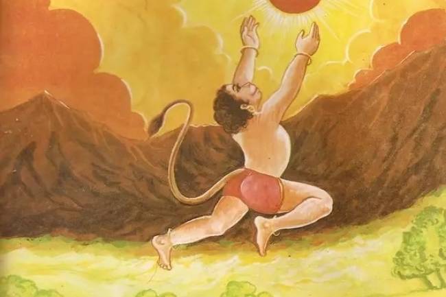 Hanuman Chalisa   and the distance between Sun and Earth