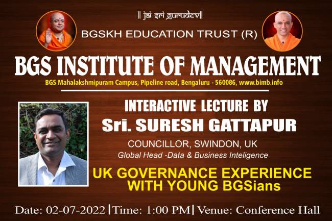 INTERACTIVE LECTURE BY SRI SURESH GATTAPUR 