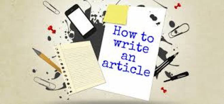 How to write an  Article.