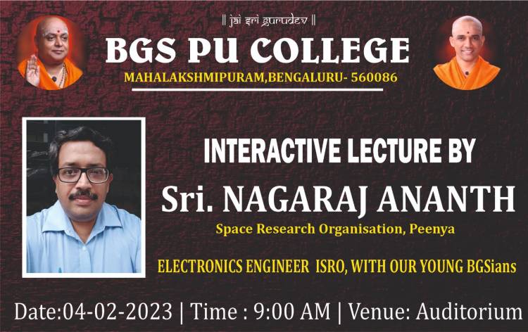 Interactive Lecture by Mr.Nagaraj  Ananth 